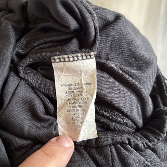 Audrey 3 + 1 Made In The USA Black Lace Short Romper Size Small - Picture 8 of 9